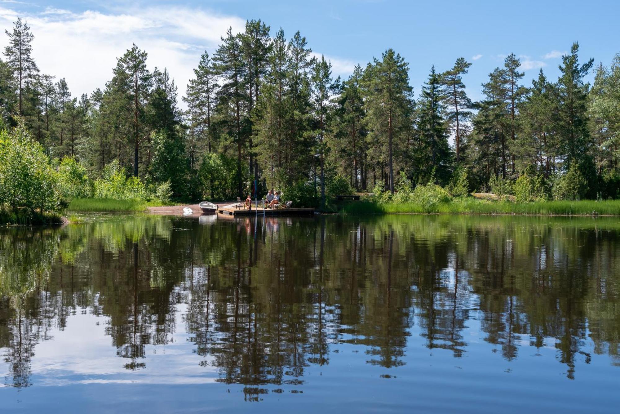 Pinetree Cottages Cozy Log Cabin Kalanti Екстер'єр фото