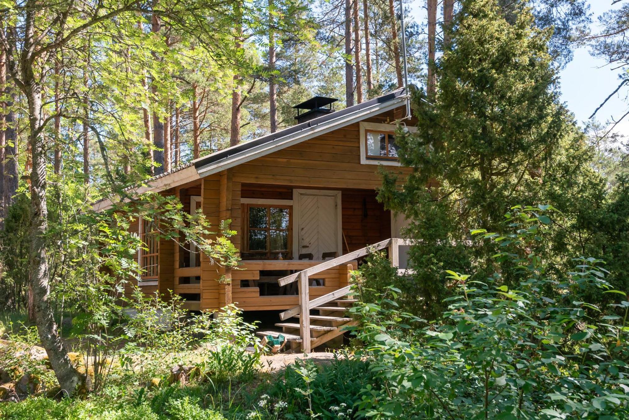 Pinetree Cottages Cozy Log Cabin Kalanti Екстер'єр фото